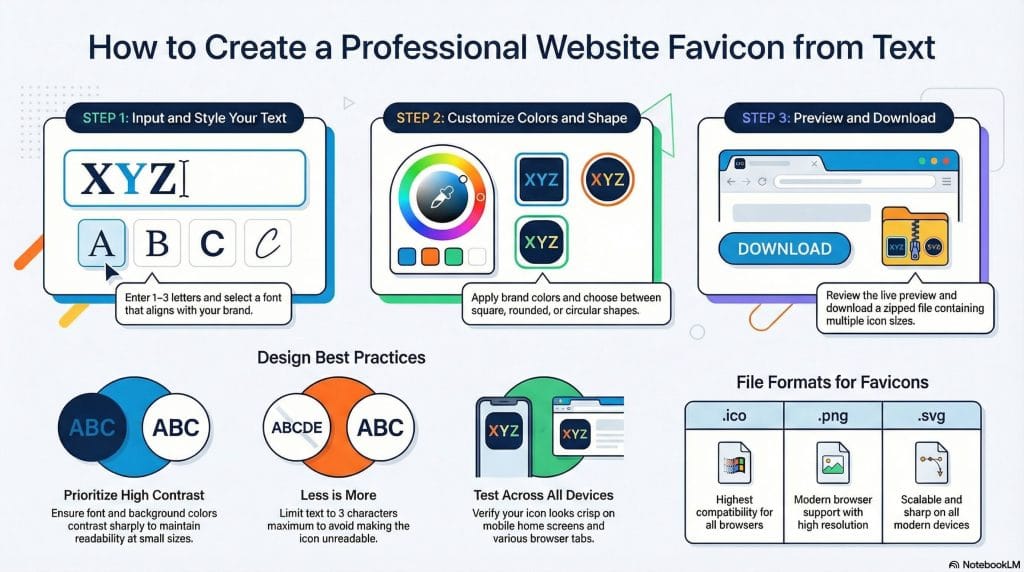 Favicon Generator From Text: Create Your Website Icon Easily 1 Favicon Generator From Text