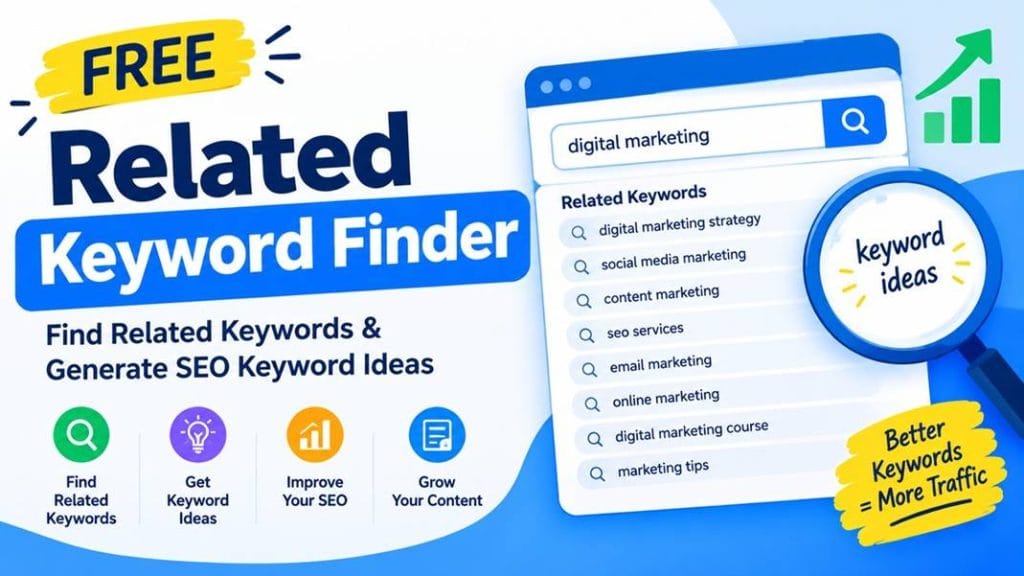 Related Keywords Finder - Generate SEO Keyword Ideas FREE 1 Related Keywords Finder - Generate SEO Keyword Ideas FREE